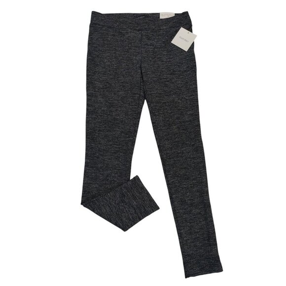 Ellen Tracy High Density Knit Legging Black & White Herringbone Pattern Size S. - Picture 5 of 7